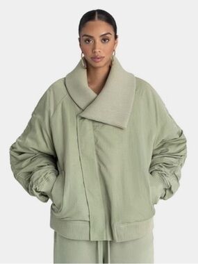KBB by KAHLANA x TARGET Women's 'The Shawl Collar Jacket' - Olive Green XL NWT
